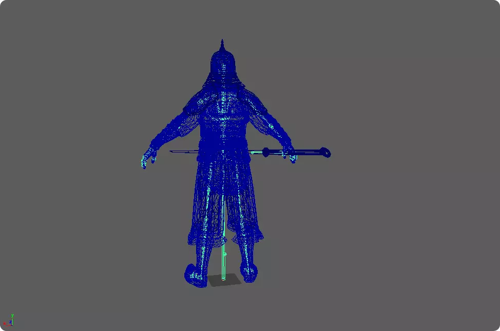 Tang Dynasty MoDao General Fully Armored Elite Soldier UE Low-poly 3D model_17