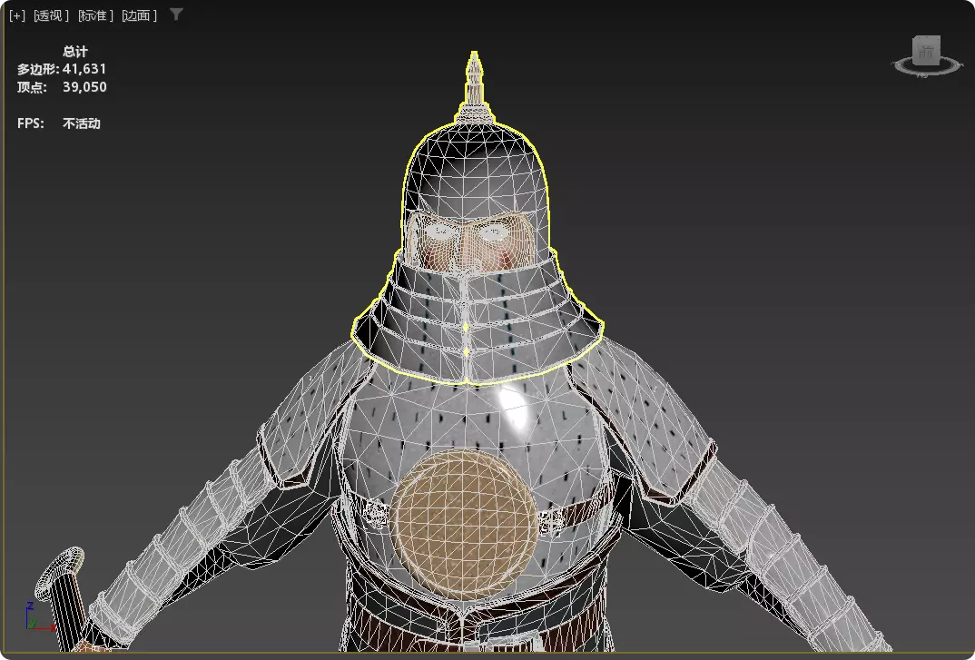 Tang Dynasty MoDao General Fully Armored Elite Soldier UE Low-poly 3D model_16