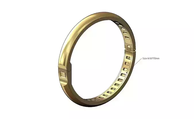 Dome rounded flexture clasp bracelet with covers