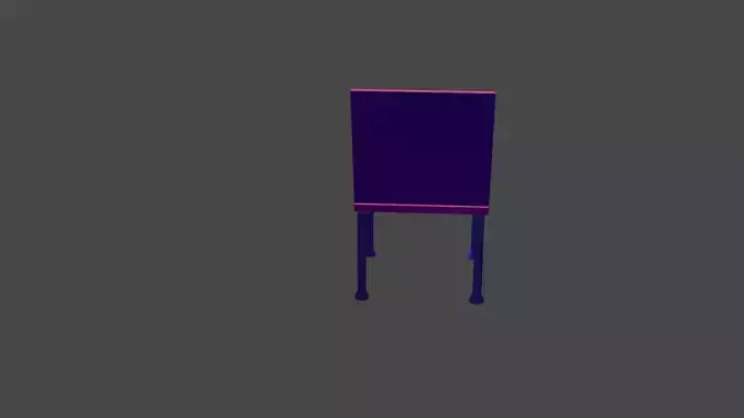 Modern Beautifull Designing Chair Low-poly 3D model