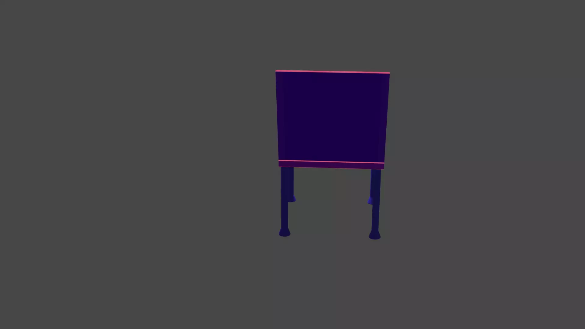 Modern Beautifull Designing Chair Low-poly 3D model_0
