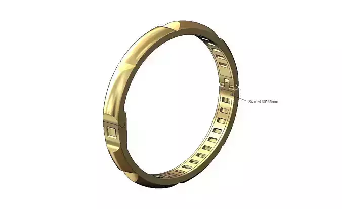 Segmented dome rounded flexture clasp bracelet with covers