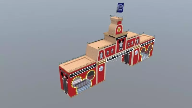 The World of DisneyEvent Archway Thailand Inspired 3D model_2