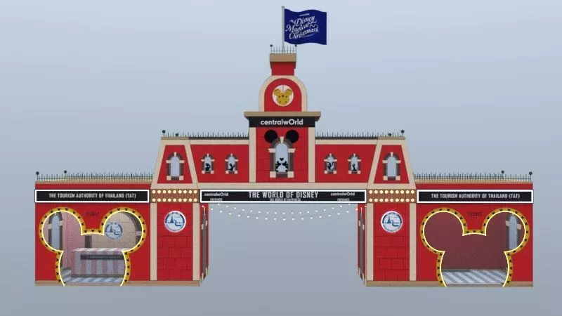 The World of DisneyEvent Archway Thailand Inspired 3D model_1