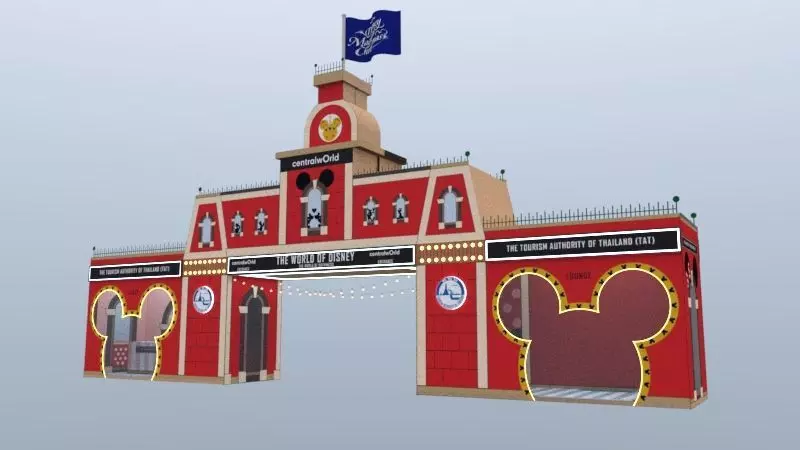The World of DisneyEvent Archway Thailand Inspired 3D model_0