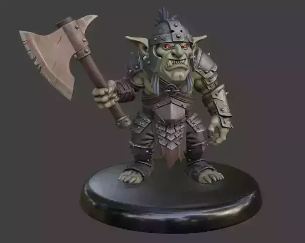 Goblin Chieftain 3D Model