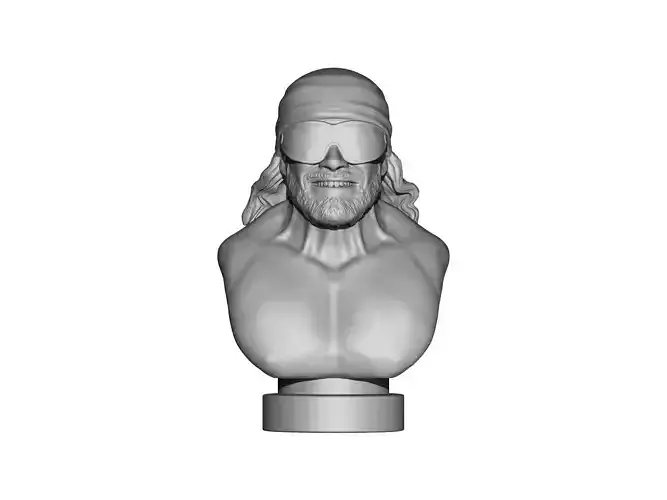 Machoman Randy Savage 3D printable bust