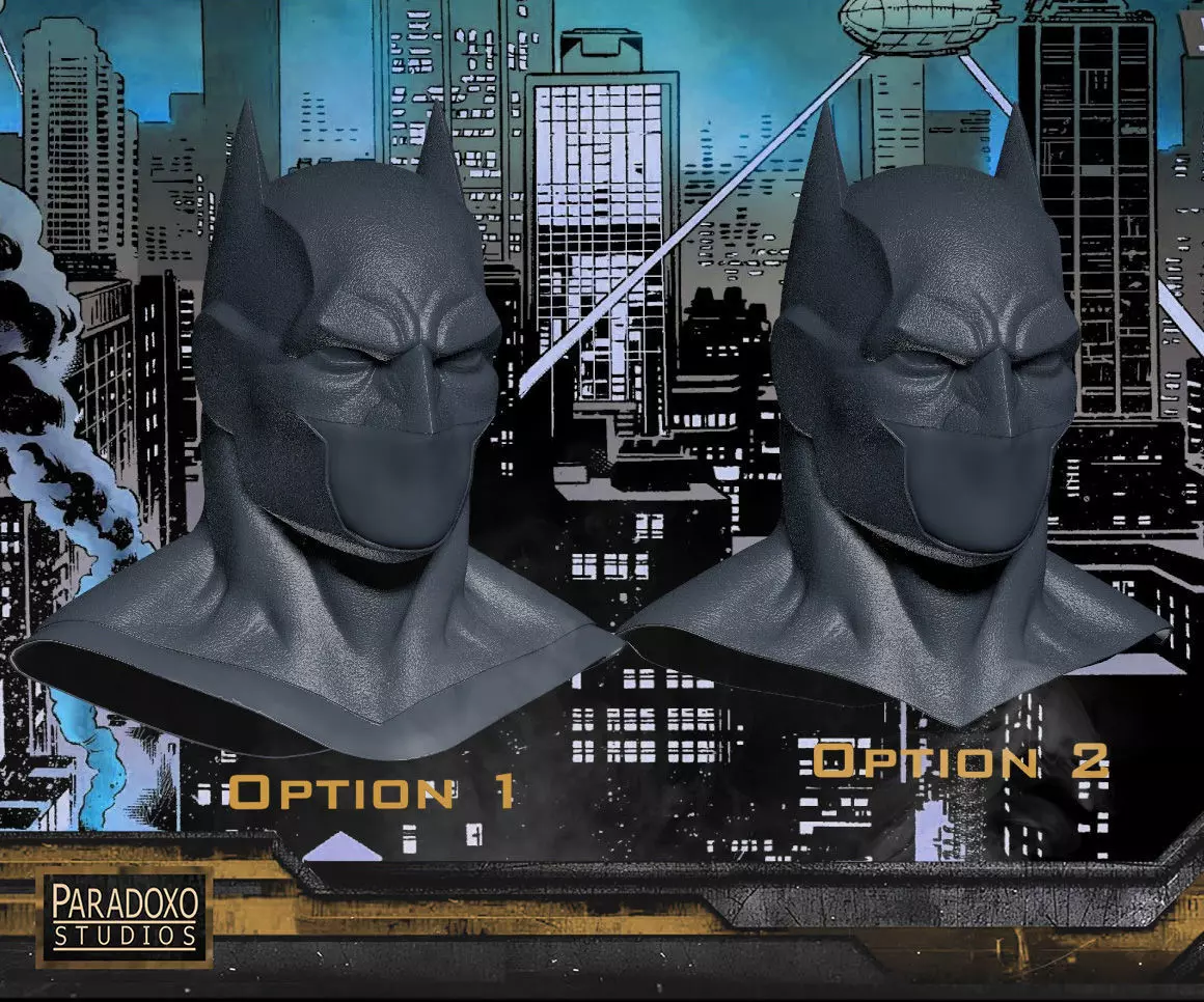Batman Jason Fabok Cowl V2 3D model_7