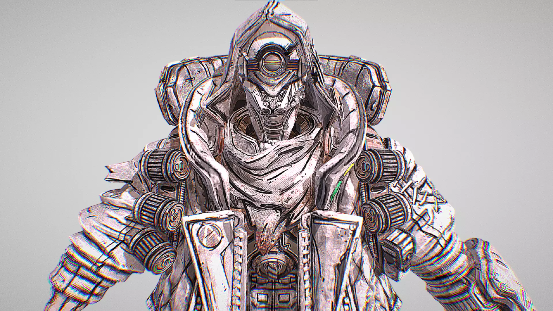 FL4K - Beastmaster - Borderlands 3 Low-poly 3D model