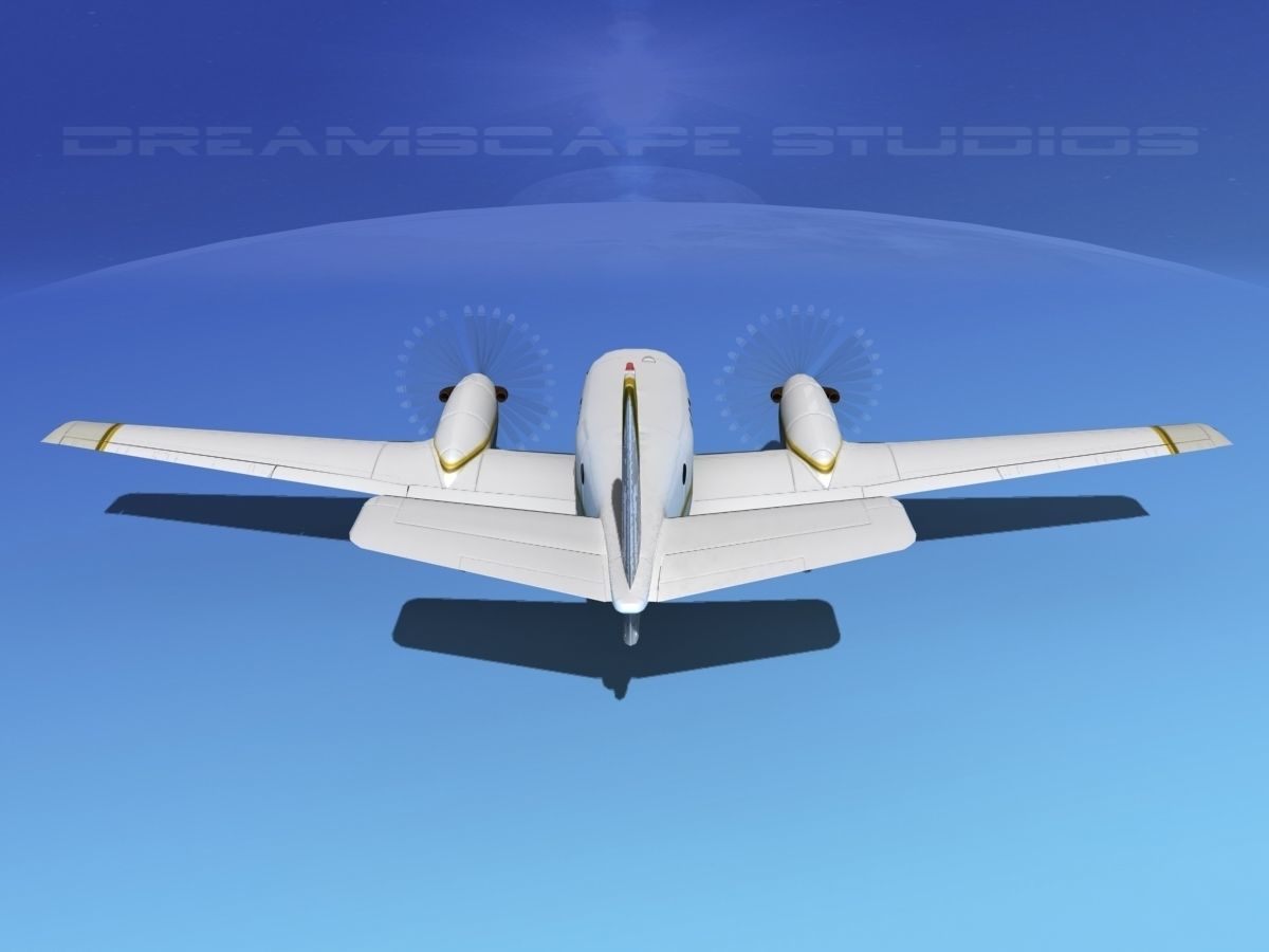 Beechcraft King Air C100 V11 3D model_6