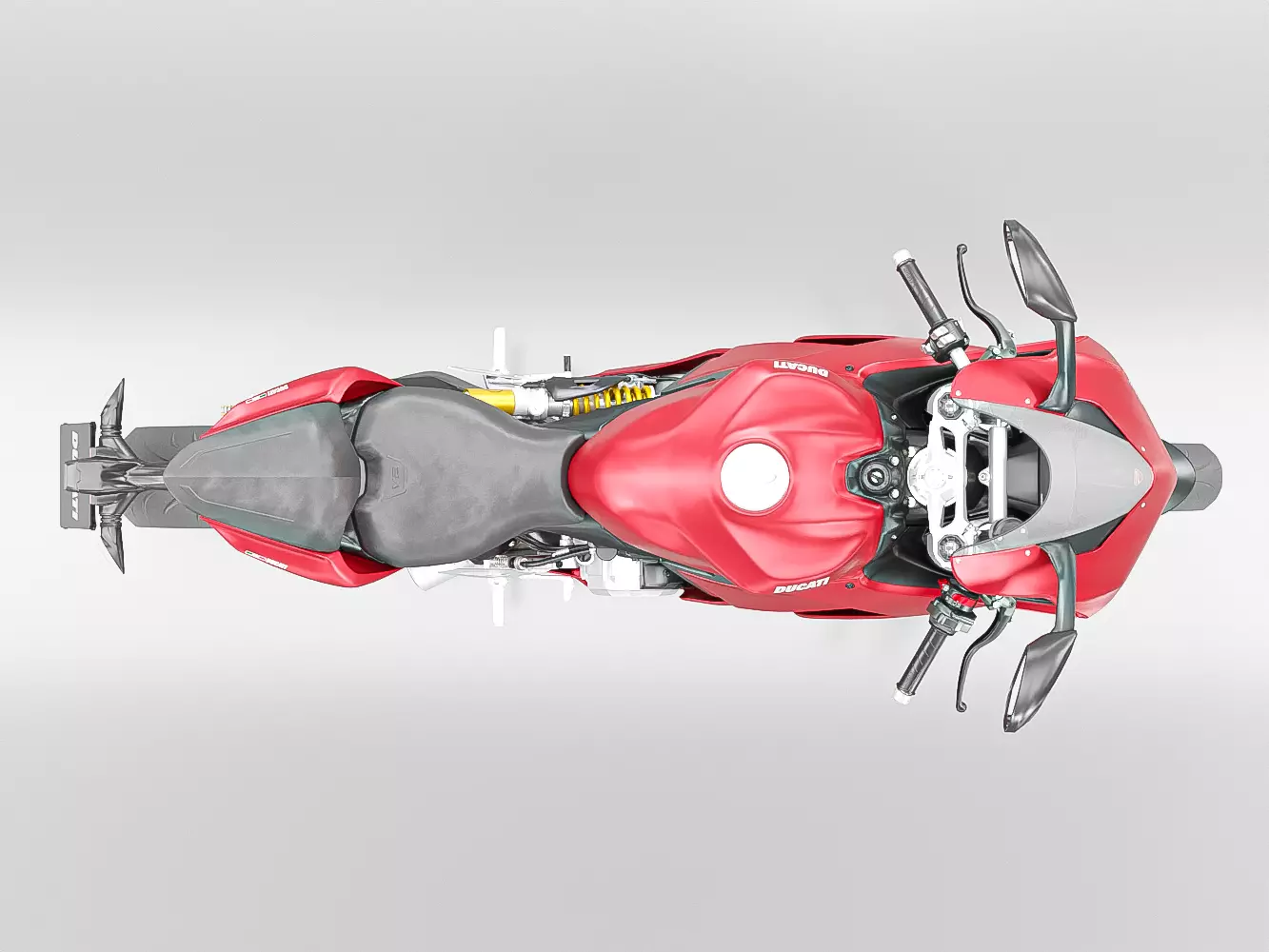 DUCATI PANIGALE V2 2021 Low-poly 3D model_9