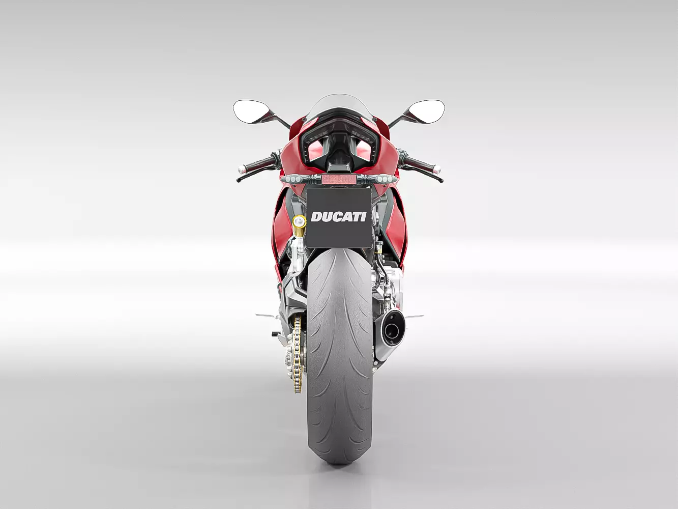 DUCATI PANIGALE V2 2021 Low-poly 3D model_14
