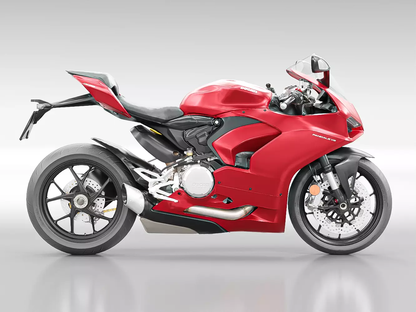 DUCATI PANIGALE V2 2021 Low-poly 3D model_12