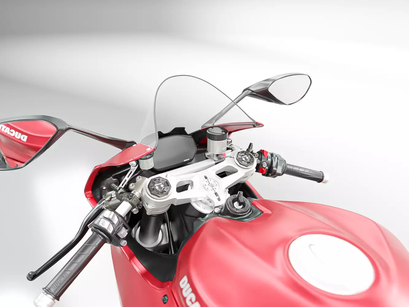 DUCATI PANIGALE V2 2021 Low-poly 3D model_10