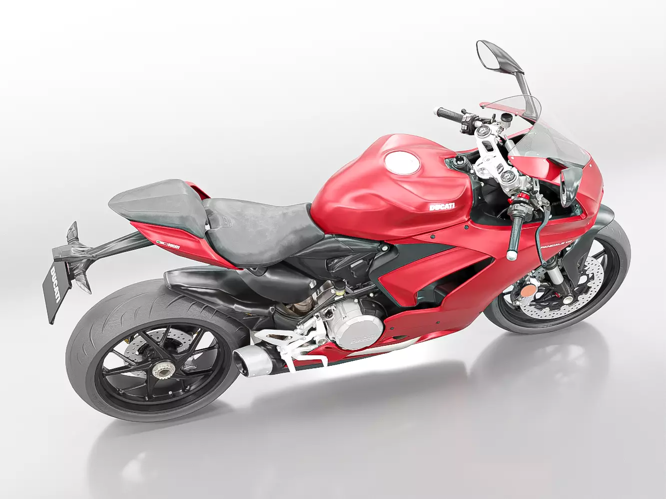 DUCATI PANIGALE V2 2021 Low-poly 3D model_5