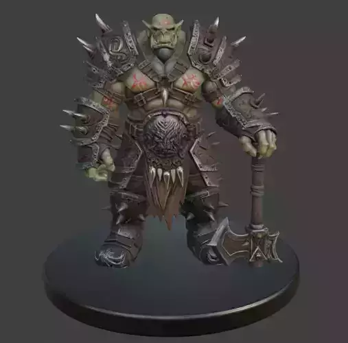 Orc Warlord 3D Model