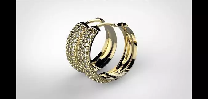 Brillante Earring 23 3D print model