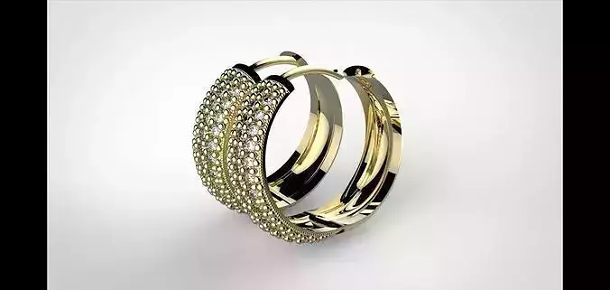 Brillante Earring 23 3D print model