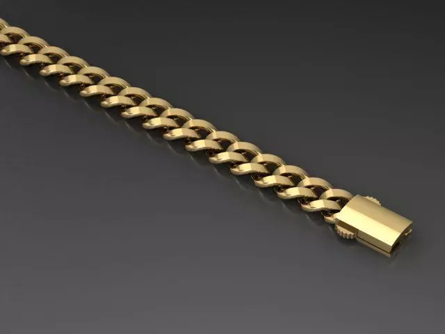 Chain Bracelet Model 3D print model_0