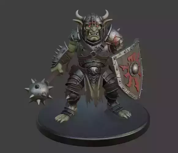 Goblin Warrior 3D Model