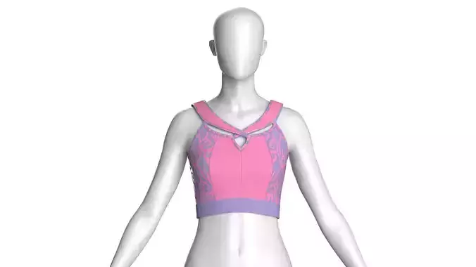 Girls Fashion Bralette Top V2