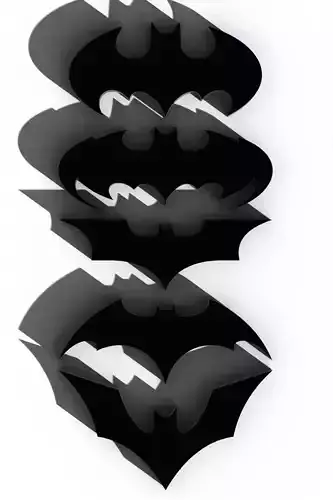 Minimalistic Batman Emblems Logo