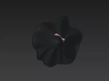 Realistic 3D Model of Gray Ghost Spooky Halloween Spirit 3D print model_13