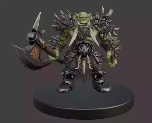 Goblin Orc Savage 3D Model