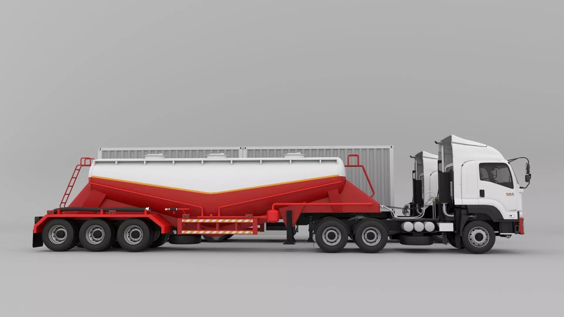 ISUZU All series Set 01 Low-poly 3D model_6