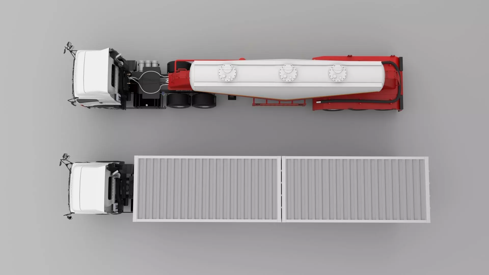 ISUZU All series Set 01 Low-poly 3D model_9