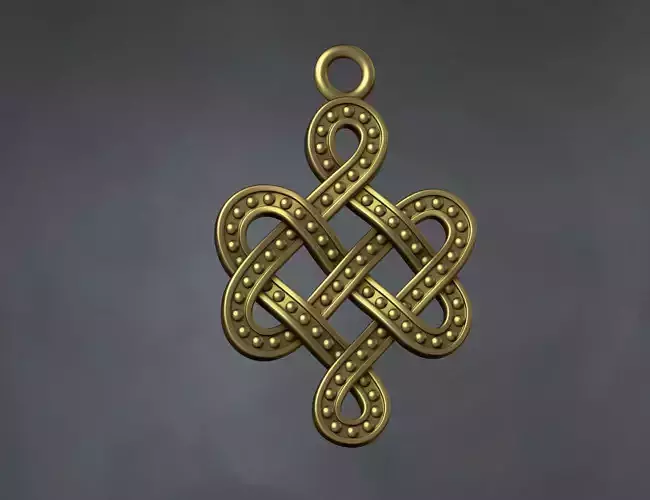 Celtic Braided Pattern Pendant
