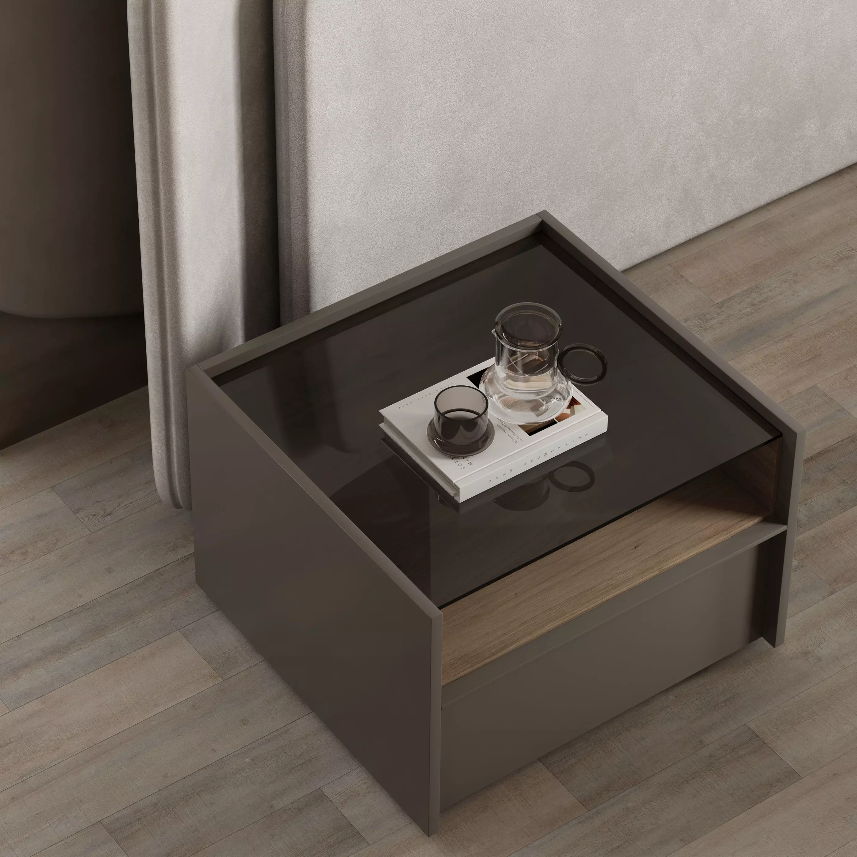 Headboard Wall Panel Composition 23 3D model_4