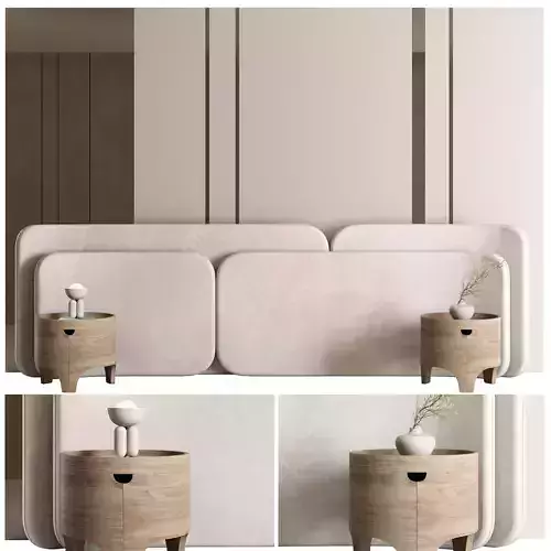 Headboard Wall Panel Composition 25