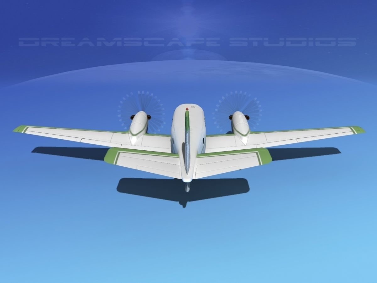 Beechcraft King Air C100 V15 3D model_6