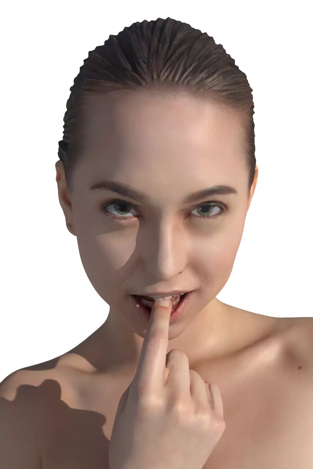 Female Figure Pose Scan 3D model_1