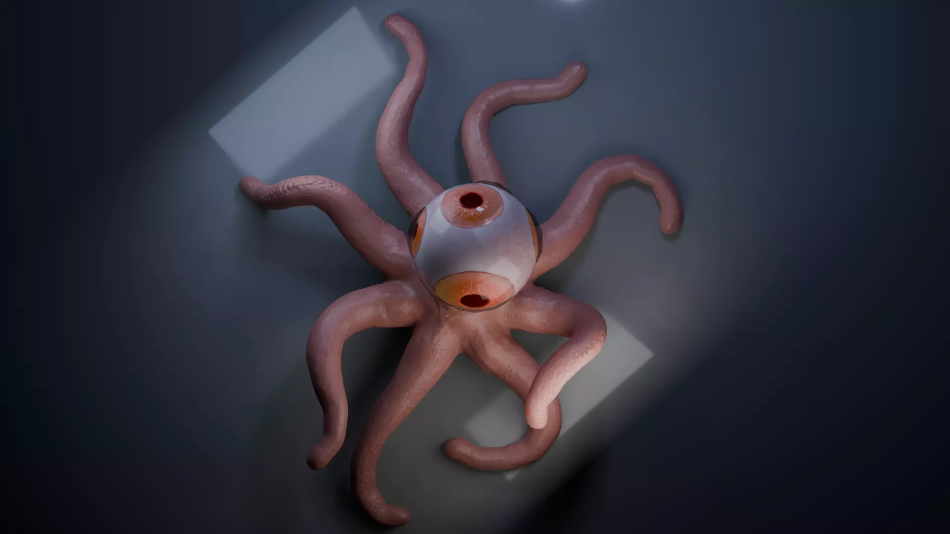 T-Ocellus Alien Earth Low-poly 3D model_2