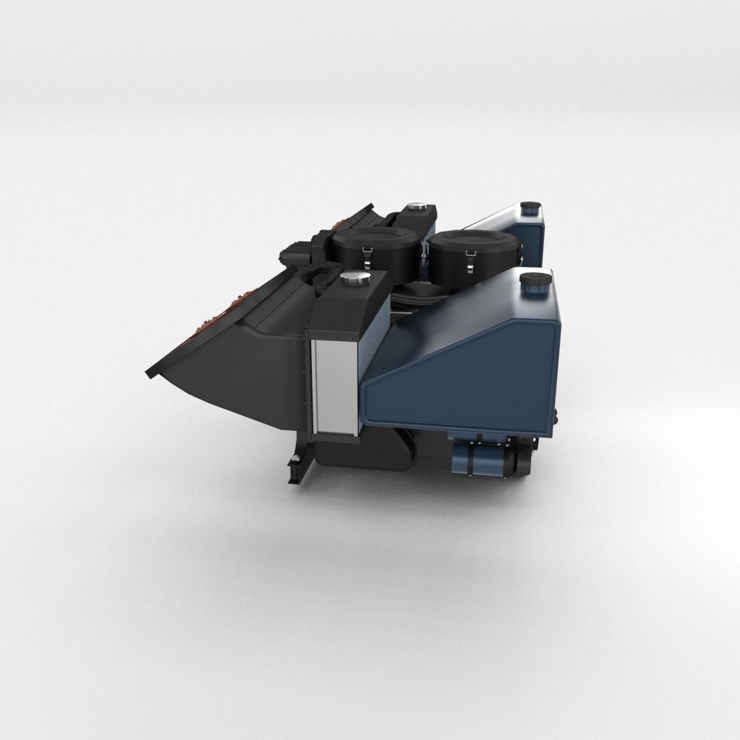 Maybach HL230 Engine Full Panzer Tiger Unit 3D model_7