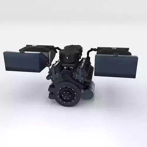 Maybach HL230 Engine Full Panzer Tiger Unit 3D model