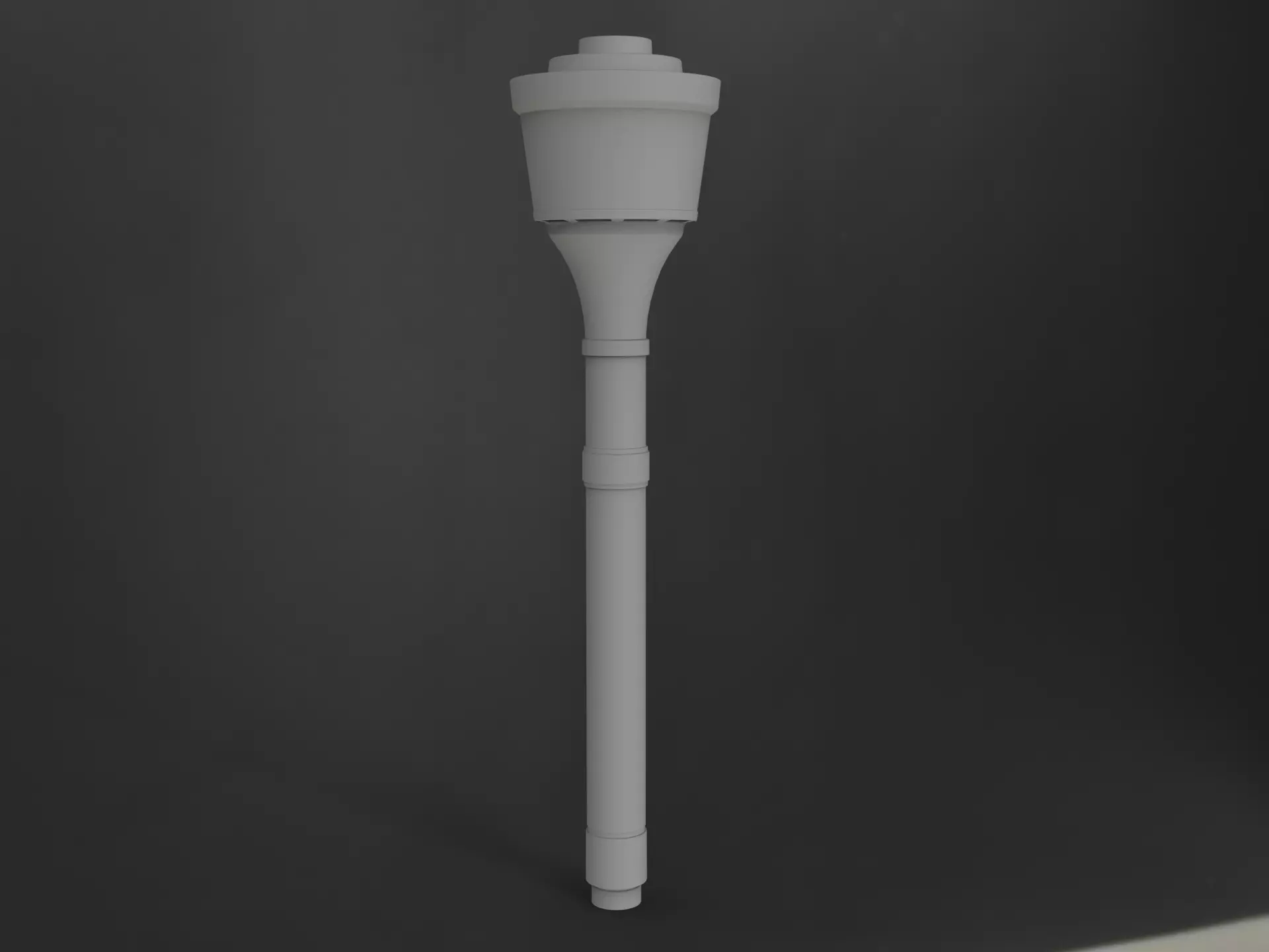 Los Angeles Olympic Torch 1984 Award 3D model_6