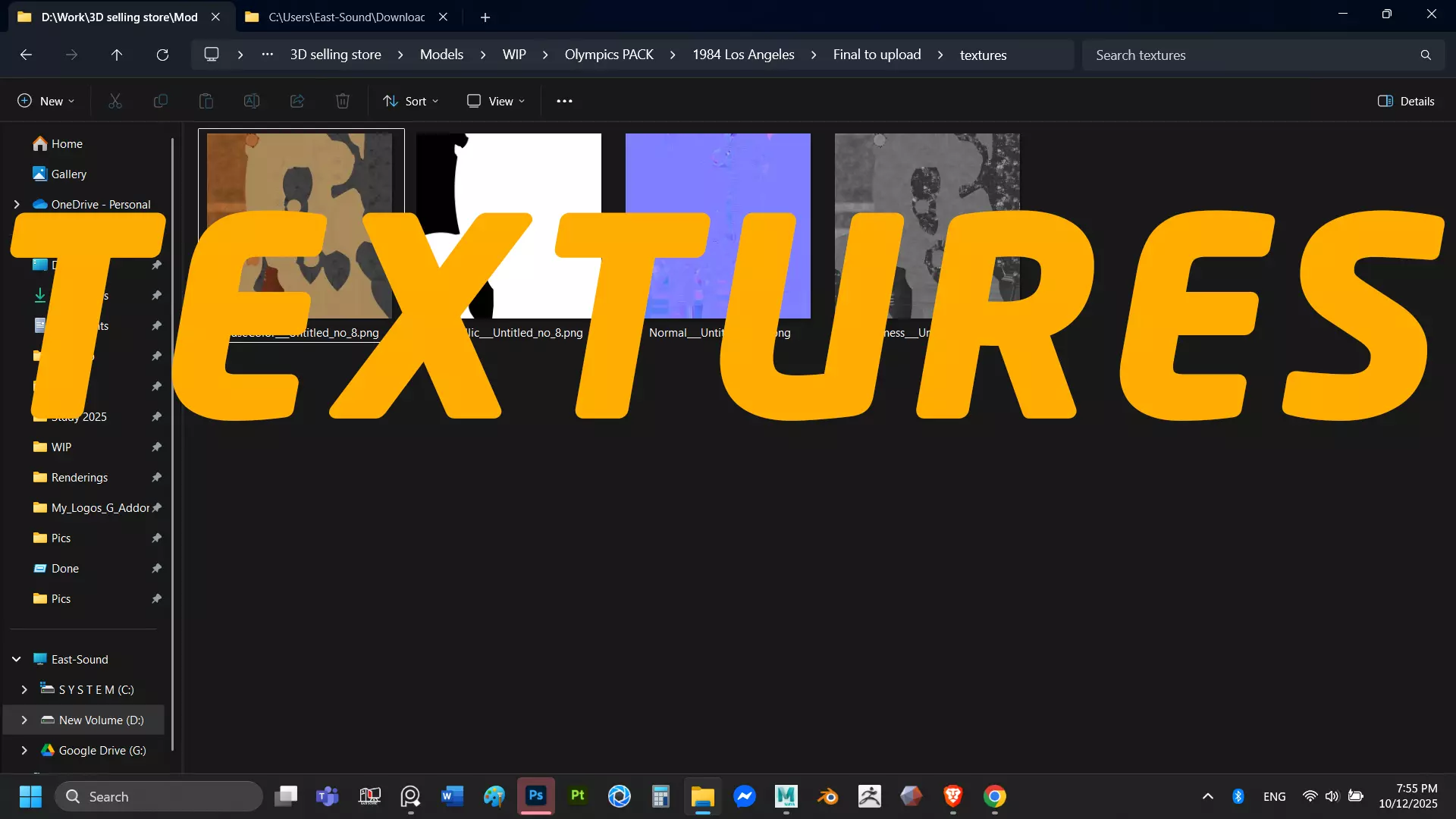 Los Angeles Olympic Torch 1984 Award 3D model_28