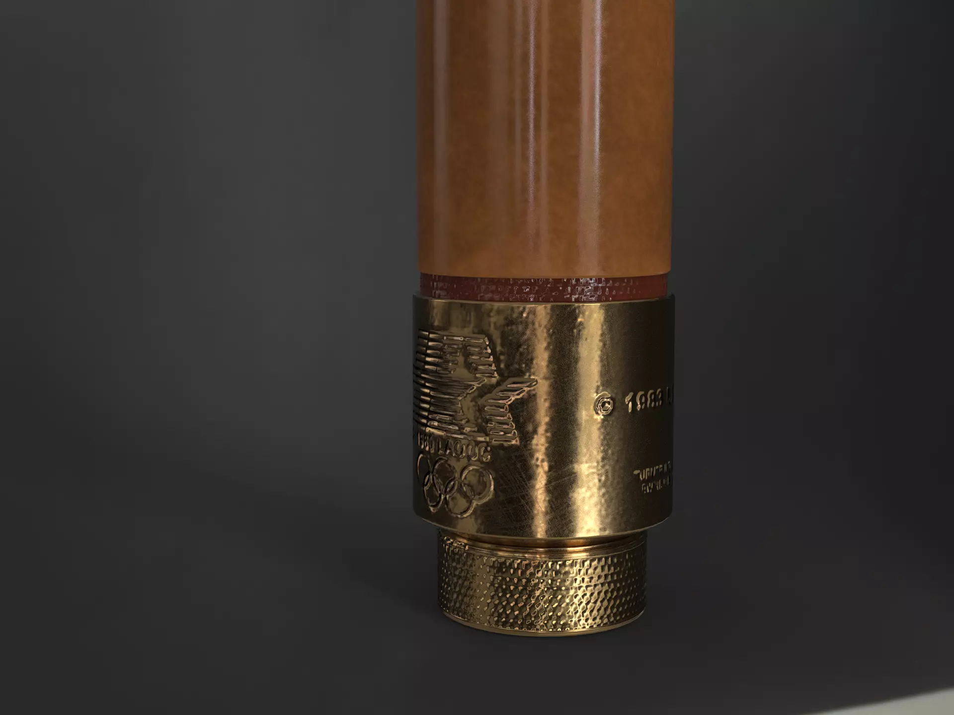 Los Angeles Olympic Torch 1984 Award 3D model_17