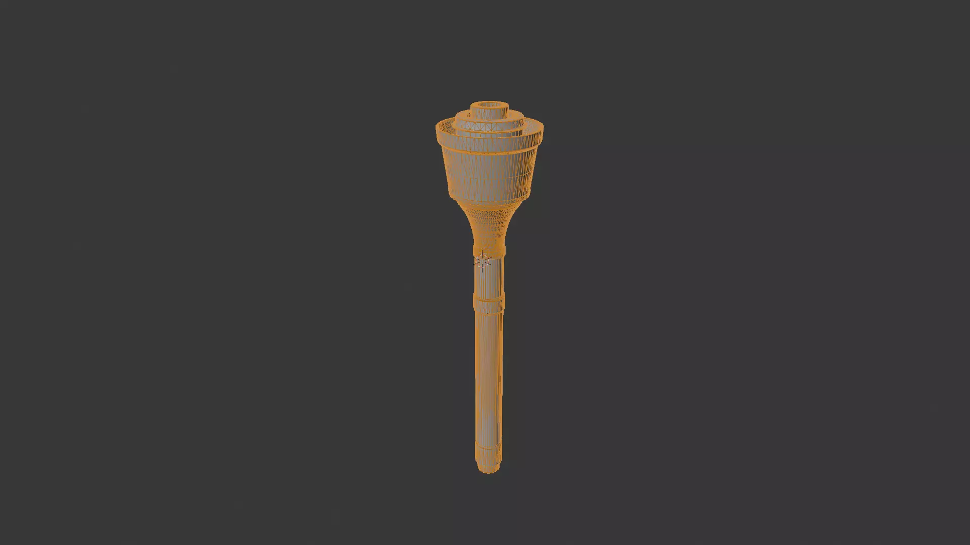 Los Angeles Olympic Torch 1984 Award 3D model_8