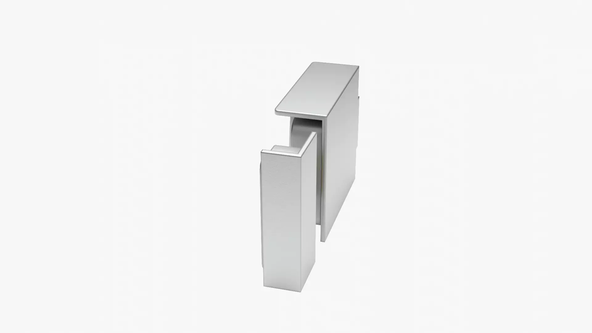 Gate lock Low-poly 3D model_3