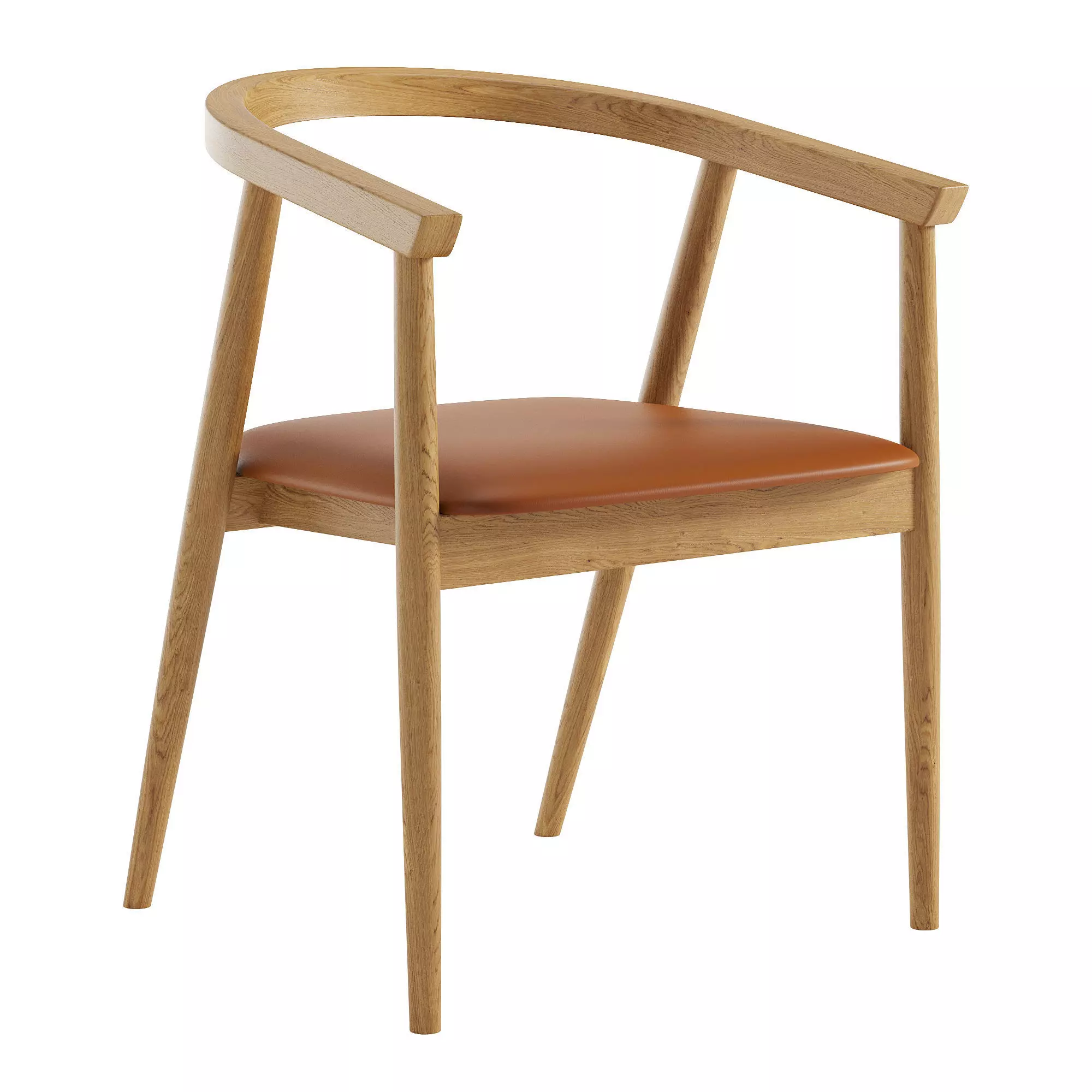 Chair Bascon soft 3D model_1