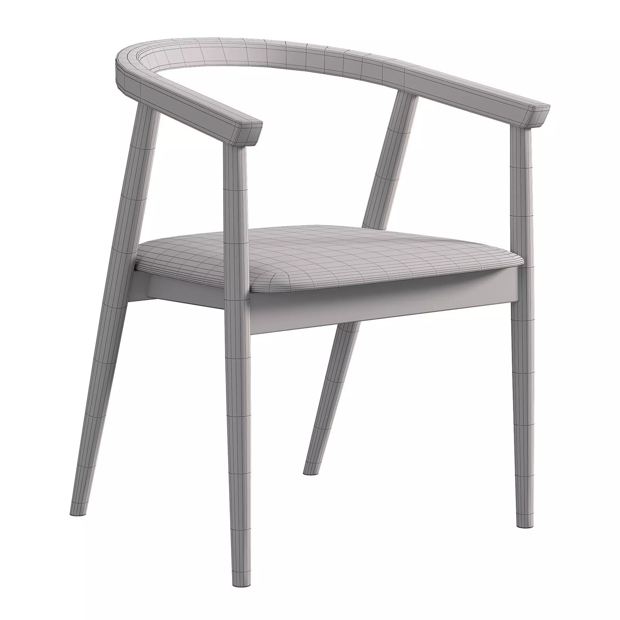 Chair Bascon soft 3D model_4