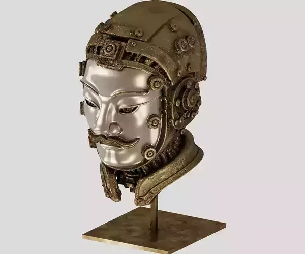 Metal Future Terracotta Warriors Ornaments 3D model