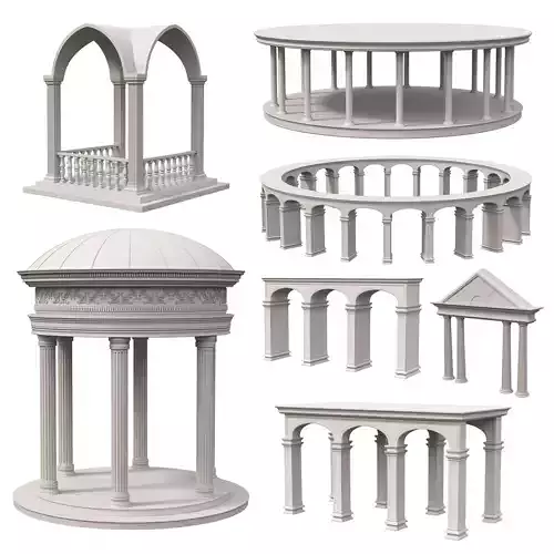 Architectural Exterior Elements Collection