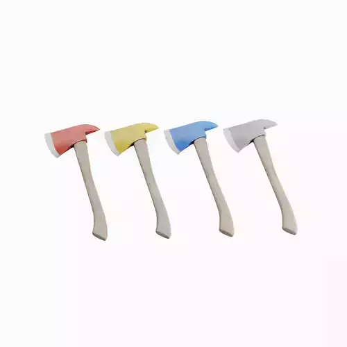 Fire Axe Pack 3D Model Collection