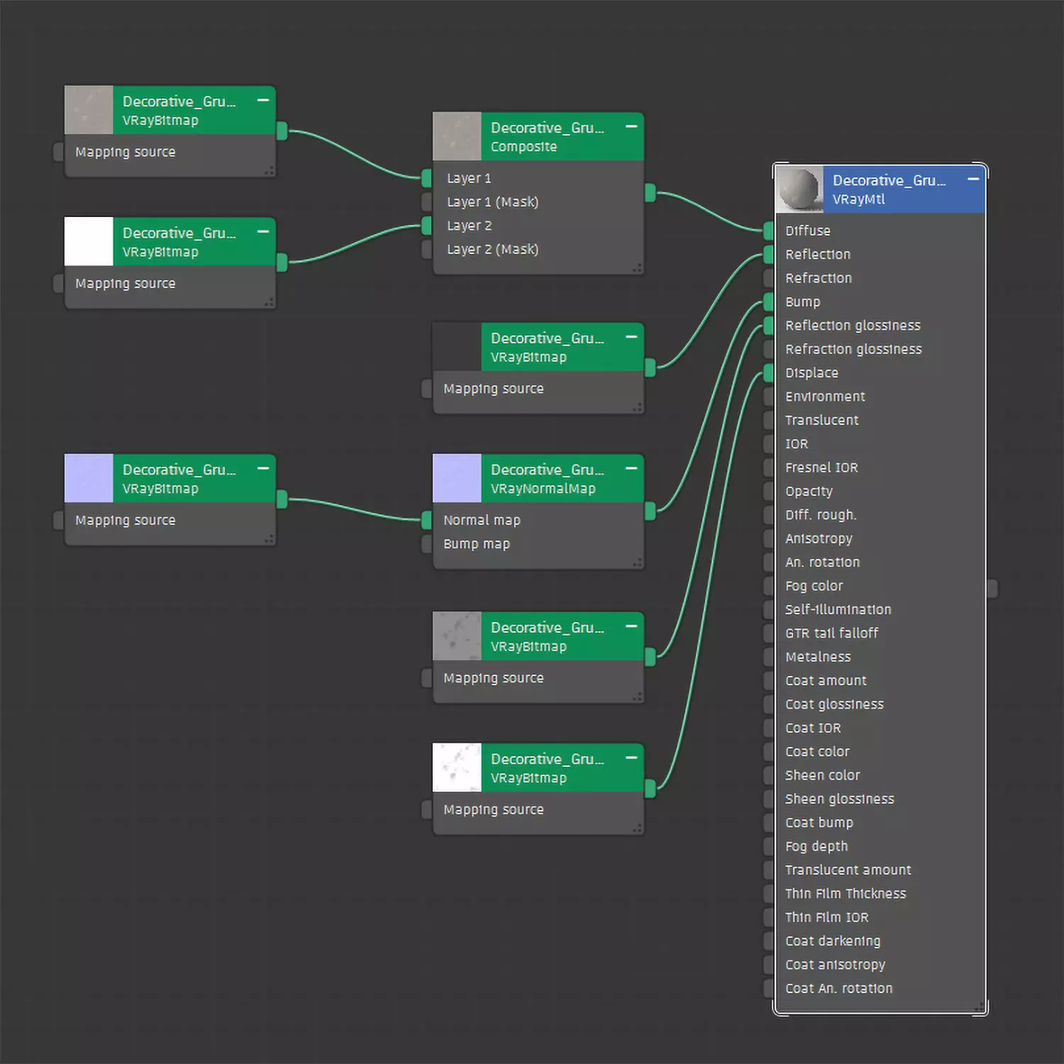 Decorative Grunge Wall Texture 4K - Seamless Texture_1