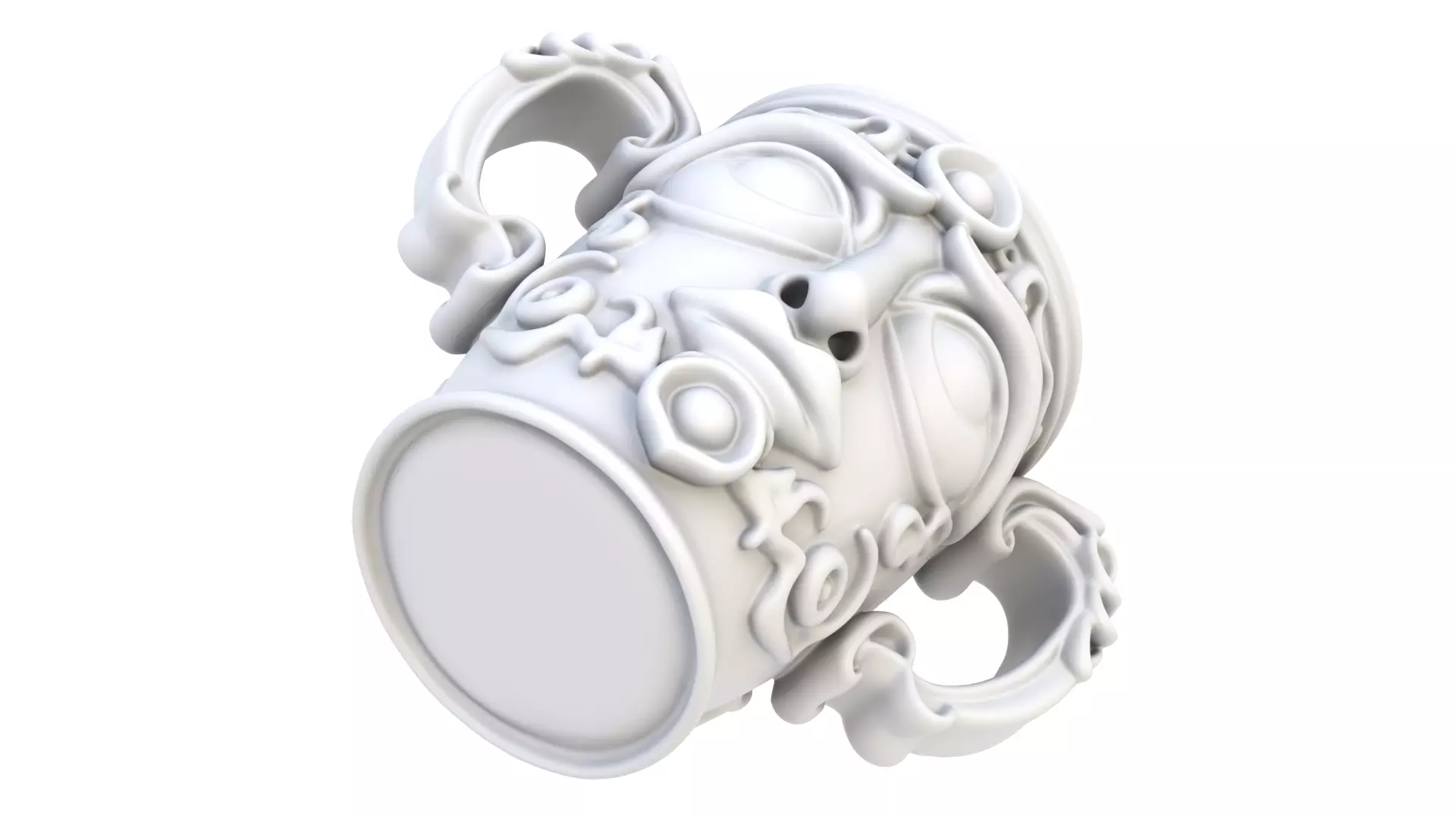 Abstract mug 03 3D model_7